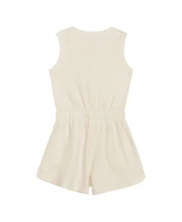 Outerstuff Little Girls Cream New York Yankees Girl Power Tank Romper