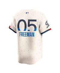 Nike Men's Freddie Freeman Cream Los Angeles Dodgers City Connect Limited Player Jersey