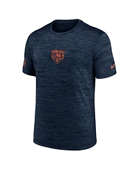 Nike Men's Navy Chicago Bears Sideline Velocity Performance T-Shirt