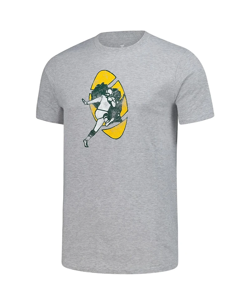 Fanatics Men's Gray Green Bay Packers T-Shirt