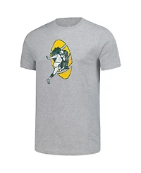 Fanatics Men's Gray Green Bay Packers T-Shirt