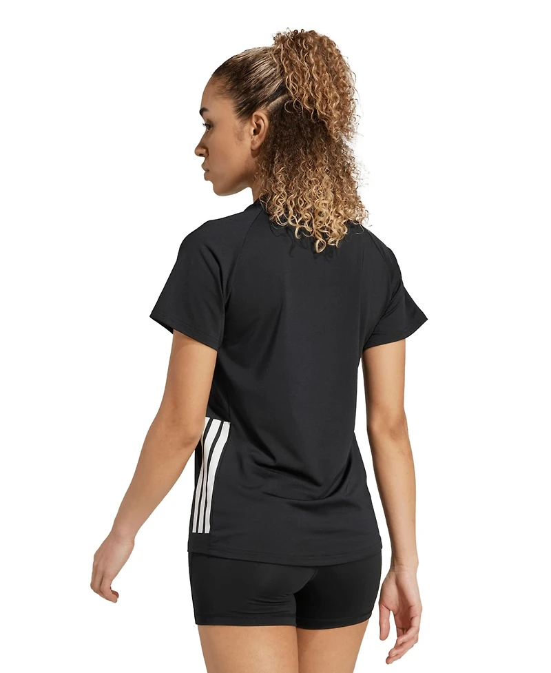 adidas Women's Hilo Short Sleeve Volleyball Jersey Training T Shirt