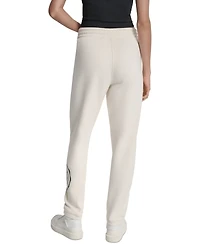 Dkny Sport Women's Embellished Medallion-Logo Joggers