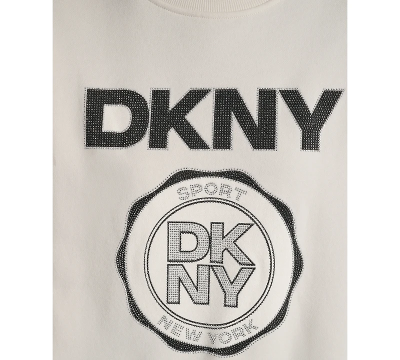 Dkny Sport Women's Medallion-Logo Crewneck Sweatshirt