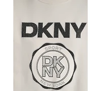 Dkny Sport Women's Medallion-Logo Crewneck Sweatshirt