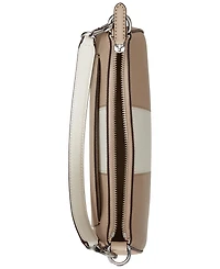 Lauren Ralph Lauren Two-Tone Leather Small Danni Shoulder Bag