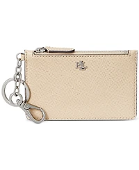 Lauren Ralph Lauren Textured Leather Zip Card Case