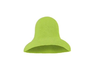 Bloom Crochet Sun Hat In Lime Green