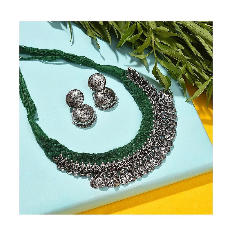 Sohi Women's Coin Jewellery Set