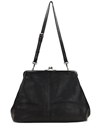 Patricia Nash Serafina Extra Large Leather Kisslock Bag