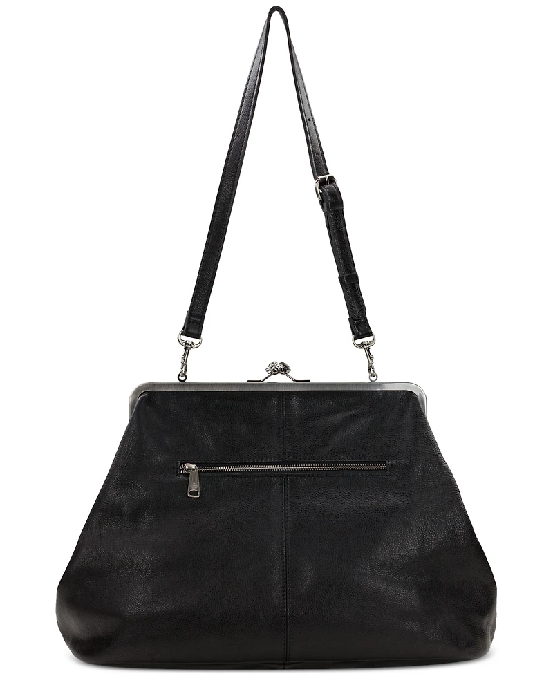 Patricia Nash Serafina Extra Large Leather Kisslock Bag