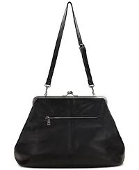 Patricia Nash Serafina Extra Large Leather Kisslock Bag