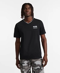 Ecko Unltd Men's Chest Label V-Neck Short Sleeve T-Shirt