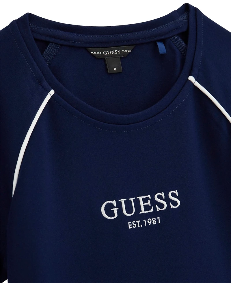 Guess Big Girls Stretch Ponte Short Sleeve Dress