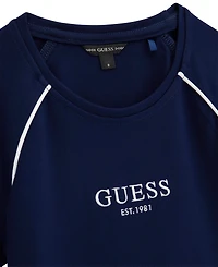 Guess Big Girls Stretch Ponte Short Sleeve Dress