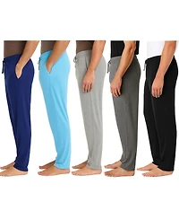 Galaxy By Harvic Men's 5-Pack Modern Fit Classic Lounge Pants