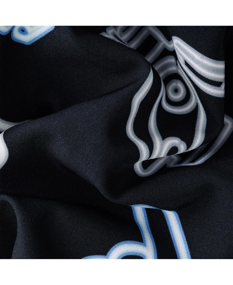 Chubbies Men's 5.5" Black Detroit Lions The Neon Lined Classic Swim Trunks