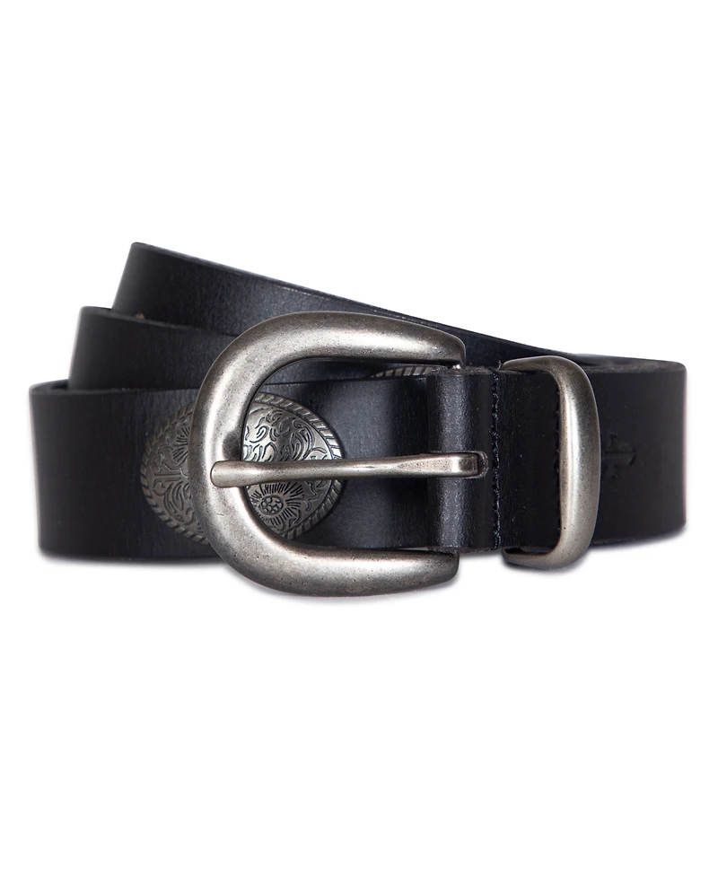 Frye Women's Concho On Loop Belt