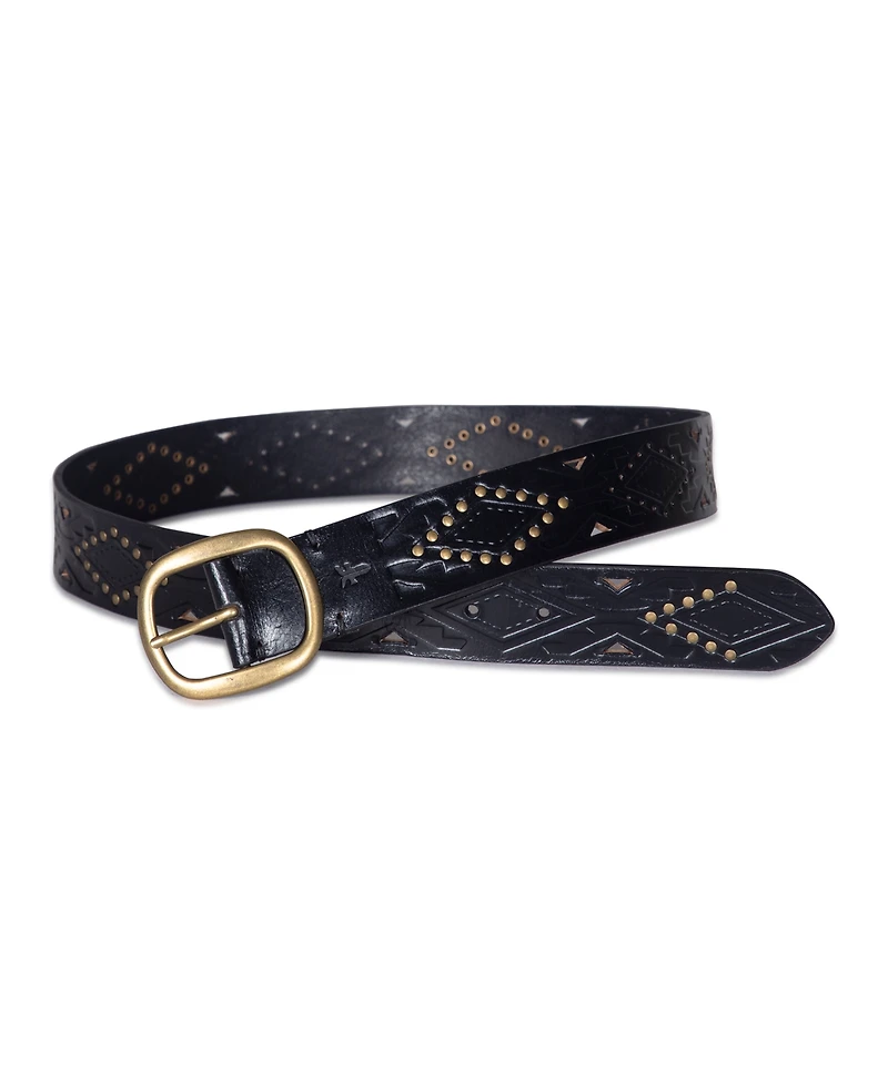 Frye Women's Southwestern Embossing Belt