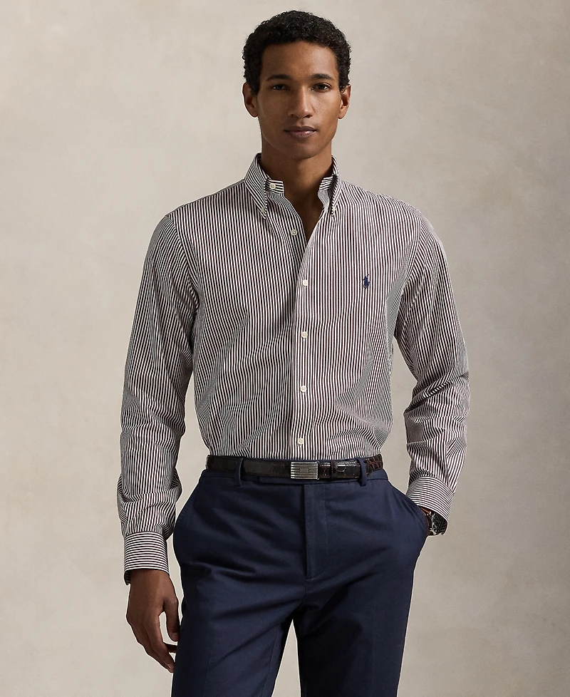 Polo Ralph Lauren Men's Classic-Fit Striped Poplin Shirt