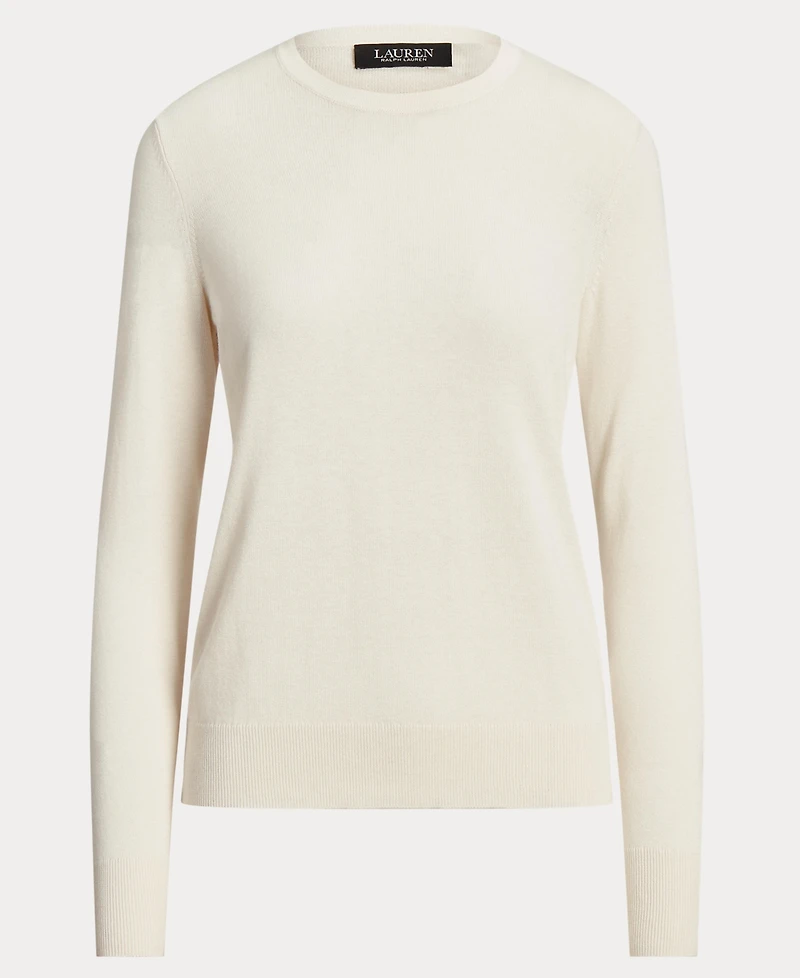 Lauren Ralph Women's Cotton-Blend Sweater