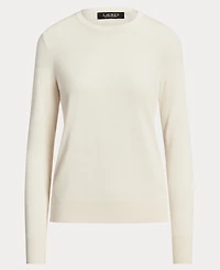 Lauren Ralph Women's Cotton-Blend Sweater