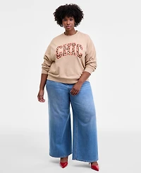 On 34th Trendy Plus Chic Crewneck Sweatshirt, Macy's Exclusive