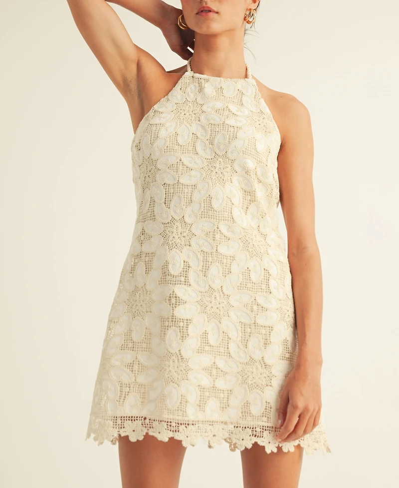 Arose Studio, Inc Women's Alaia Short Halter Dress