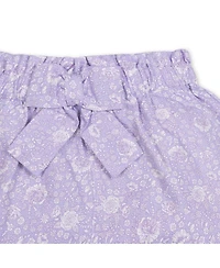Hope & Henry Toddler Girls' Pull-On Cinched Waist Linen Short,