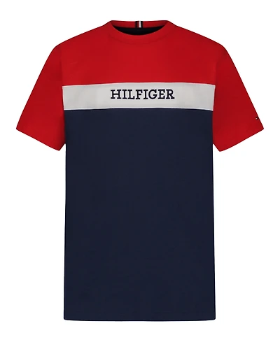 Tommy Hilfiger Big Boys Horizontal Short Sleeve T-Shirt