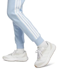 adidas Women's Essentials Three Stripes Fleece Slim Pants