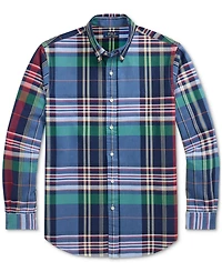 Polo Ralph Lauren Men's Classic-Fit Plaid Oxford Shirt