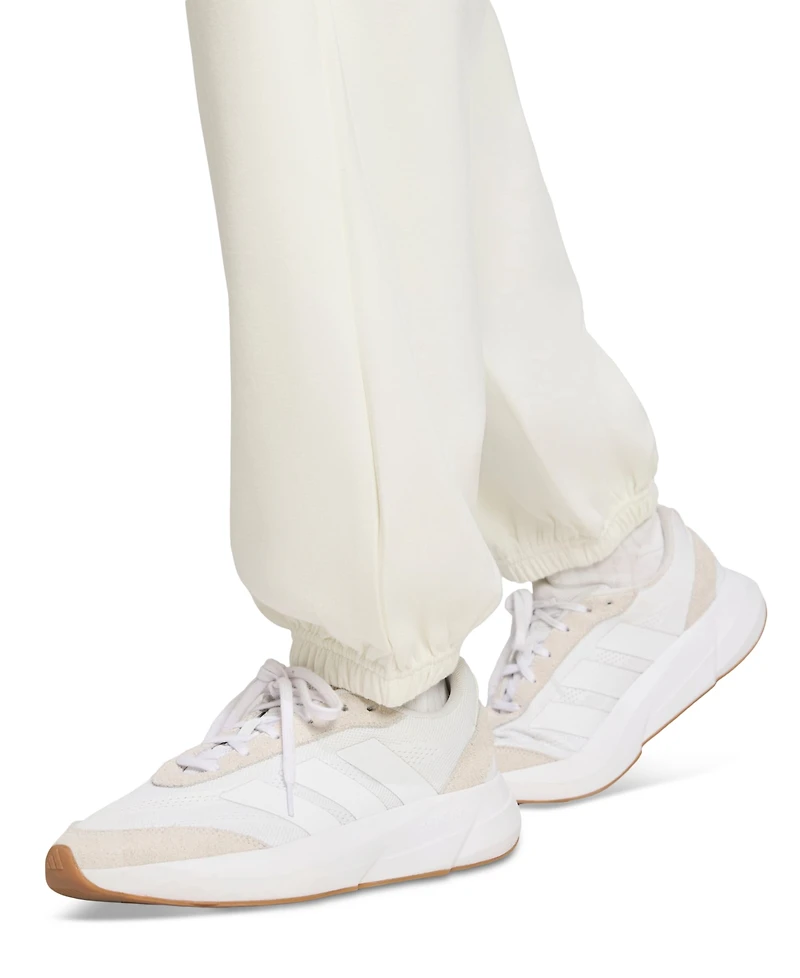 adidas Women's Soft Lux Loose Mid-Rise Pull-On Pants
