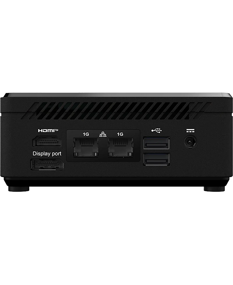 Msi Cubi N Adl-020BUS Mini Barebone Desktop Computer, Intel Celeron N100 1.8GHz, Ram, Storage and Os Not Included, Black