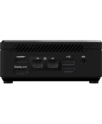 Msi Cubi N Adl-020BUS Mini Barebone Desktop Computer, Intel Celeron N100 1.8GHz, Ram, Storage and Os Not Included, Black