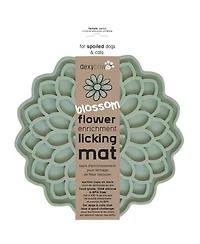 Enrichment Lick Mat: Sage Green Blooming Blossom