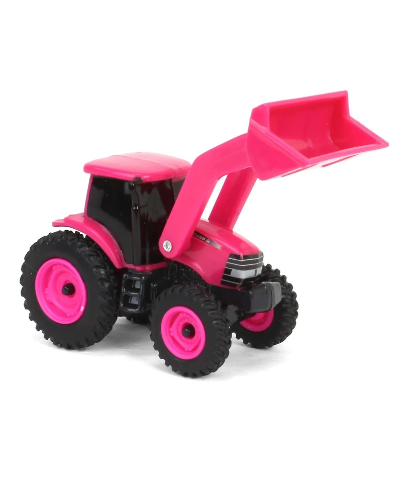 Ertl 1/64 Ertl Collect N Play Case Ih Pink Tractor with Loader