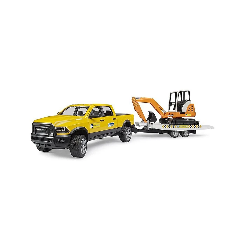 1/16 Bruder Ram Rental Service with Mini Excavator 2546