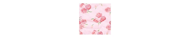 Hudson Baby Girls Plush Faux Fur Swaddle Wrap