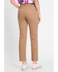 Olsen Women's Lisa Straight Cropped Stretch Jean
