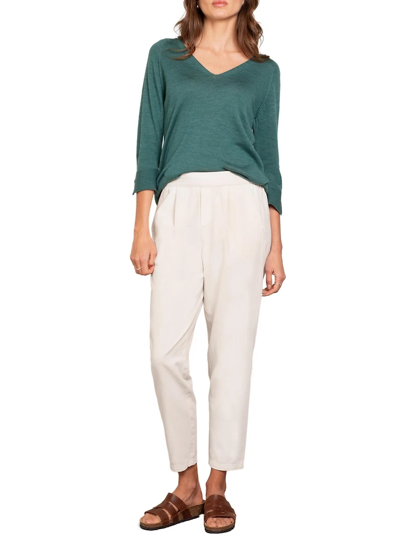 Celtic & Co. Women's Twill Tapered Pull On Pants