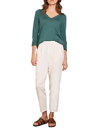 Celtic & Co. Women's Twill Tapered Pull On Pants