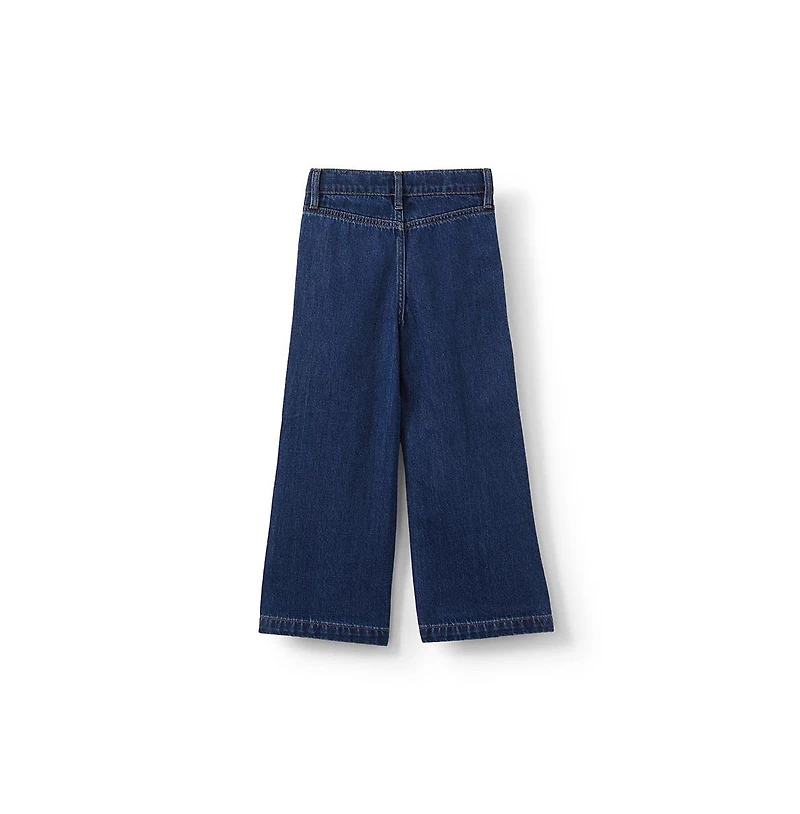 Cotton On Girls Little/Big Pia Pintuck Bootleg Jean