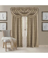 Elrene Home Fashions Antonia Damask Print Blackout Window Curtain