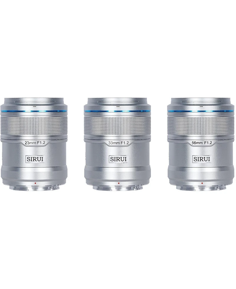 Sirui Sirui Sniper Series f/1.2 Af 3-Lens Kit for Sony E, Silver