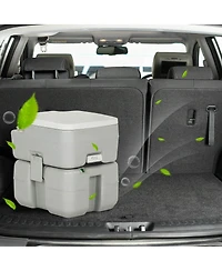 5.3 Gallon Portable Waste Tank with Built-In Rotating Spout