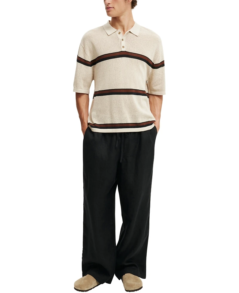 Cotton On Men's Knitted Polo Shirt