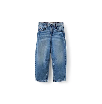 Cotton On Boys Unisex Barrel Leg Denim Jean