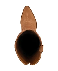 Guess Women's Sashan Knee-High Topstitched Western Boots