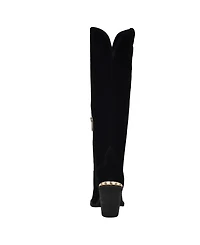 Guess Women's Sashan Knee-High Topstitched Western Boots